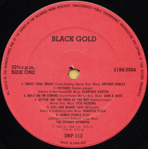 Various : Black Gold (LP, Comp)