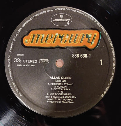 Allan Olsen : Norlan (LP, Album)