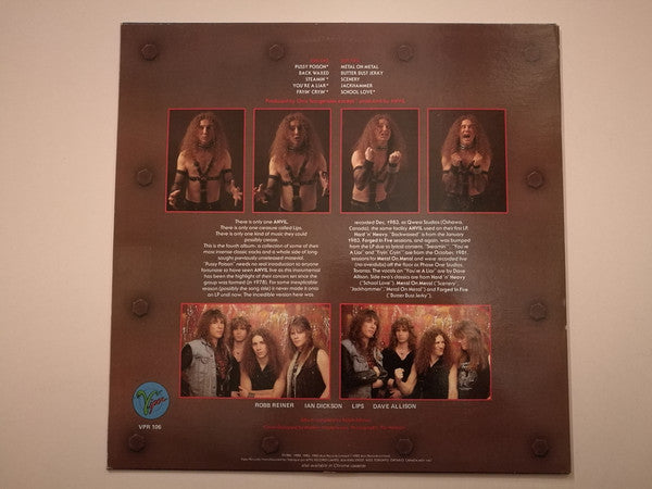 Anvil : Backwaxed (LP, Album, Comp)