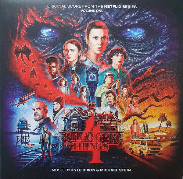 Kyle Dixon (2) & Michael Stein (9) : Stranger Things 4  - Volume One (Original Score From The Netflix Series) (LP, Cle + LP, Blu + Album)