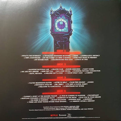 Kyle Dixon (2) & Michael Stein (9) : Stranger Things 4  - Volume One (Original Score From The Netflix Series) (LP, Cle + LP, Blu + Album)