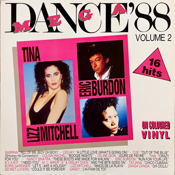 Various : Mega Dance '88 Volume 2 (LP, Comp, Pin)