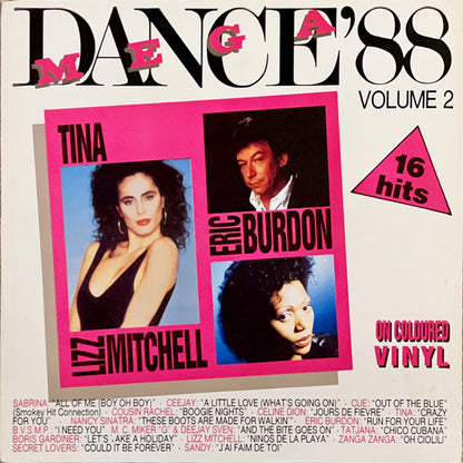 Various : Mega Dance '88 Volume 2 (LP, Comp, Pin)