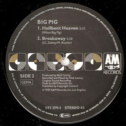 Big Pig : Breakaway (12", Maxi)