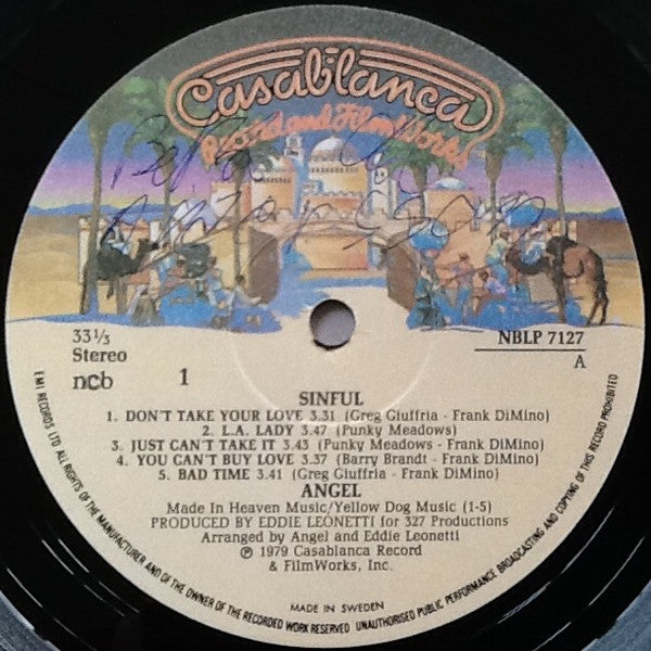 Angel (24) : Sinful (LP, Album)