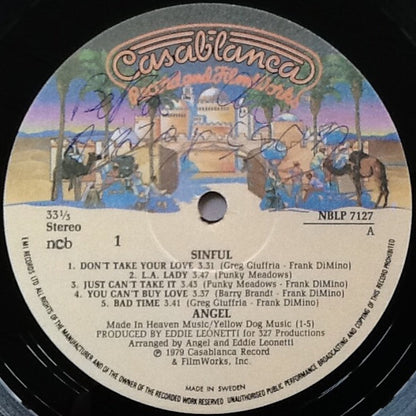 Angel (24) : Sinful (LP, Album)