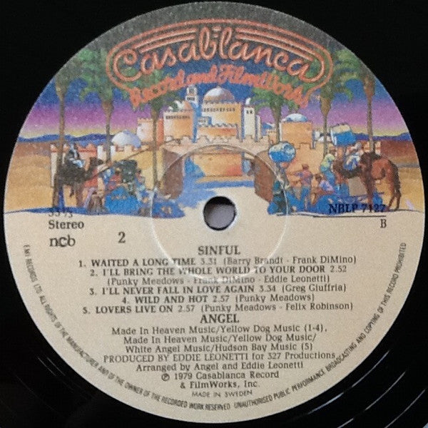 Angel (24) : Sinful (LP, Album)
