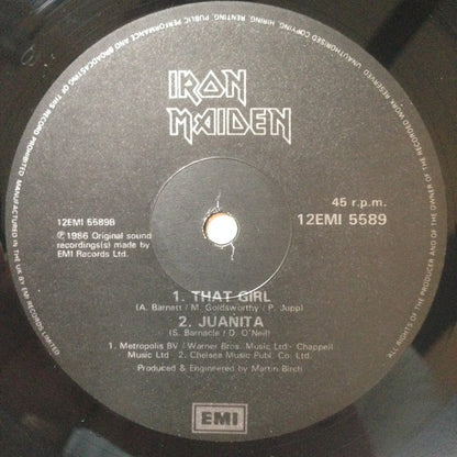 Iron Maiden : Stranger In A Strange Land (12", Single)