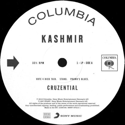 Kashmir (2) : Cruzential (2xLP, Album, RE, 180)