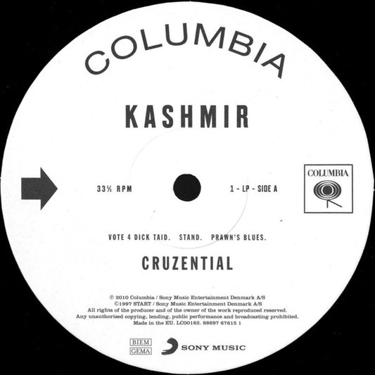 Kashmir (2) : Cruzential (2xLP, Album, RE, 180)