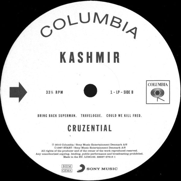 Kashmir (2) : Cruzential (2xLP, Album, RE, 180)