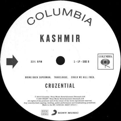 Kashmir (2) : Cruzential (2xLP, Album, RE, 180)