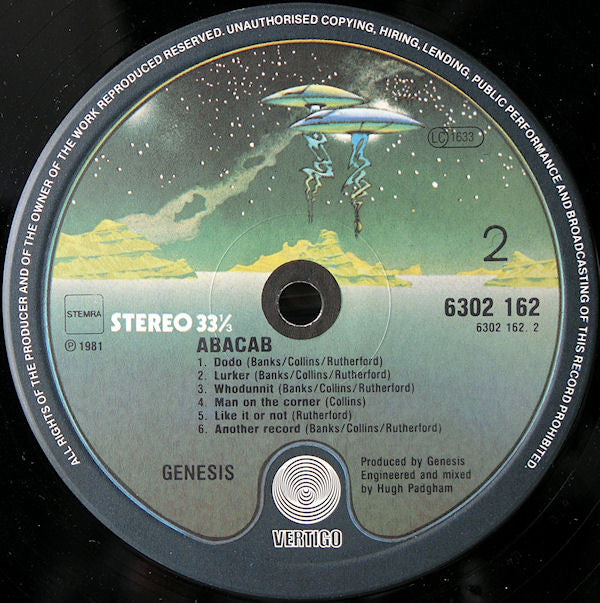 Genesis : Abacab (LP, Album, RBY)