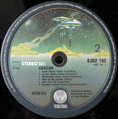 Genesis : Abacab (LP, Album, RBY)