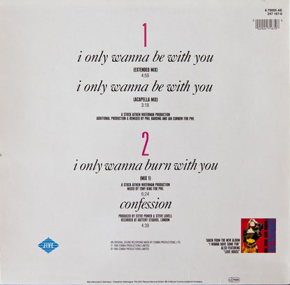 Samantha Fox : I Only Wanna Be With You (12", Maxi)