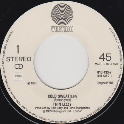 Thin Lizzy : Cold Sweat (7", Single)