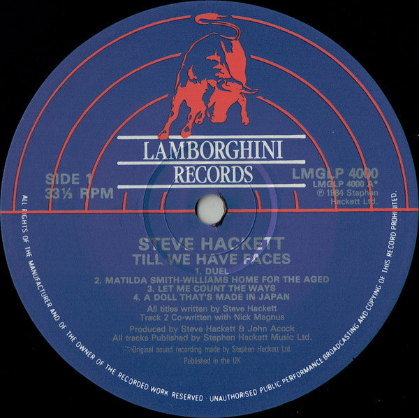 Steve Hackett : Till We Have Faces (LP, Album)