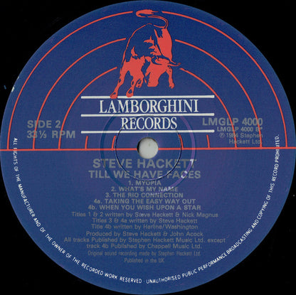 Steve Hackett : Till We Have Faces (LP, Album)