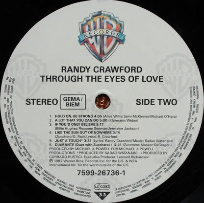 Randy Crawford : Through The Eyes Of Love (LP, Album)