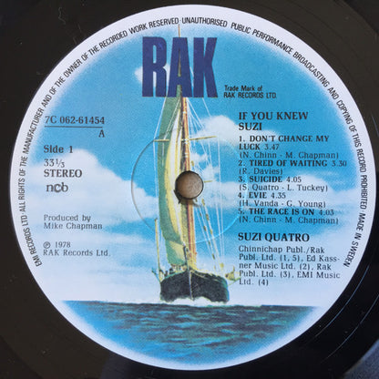 Suzi Quatro : If You Knew Suzi... (LP, Album)