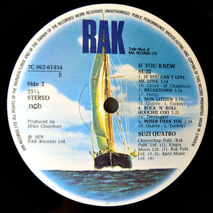 Suzi Quatro : If You Knew Suzi... (LP, Album)