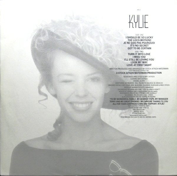 Kylie Minogue : Kylie (LP, Album)