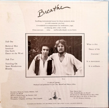 Jon Bernoff And Marcus Allen (2) : Breathe (LP, Album)