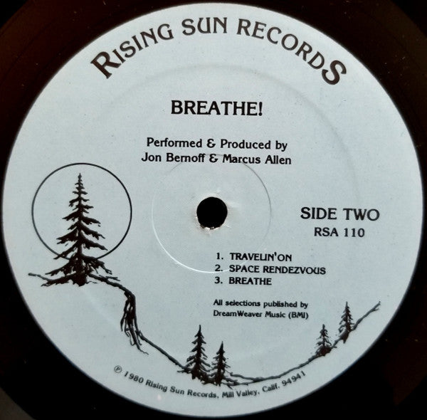 Jon Bernoff And Marcus Allen (2) : Breathe (LP, Album)
