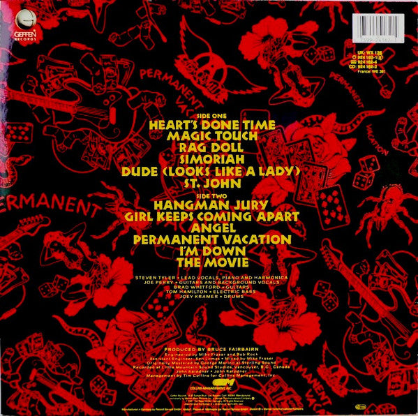 Aerosmith : Permanent Vacation (LP, Album)