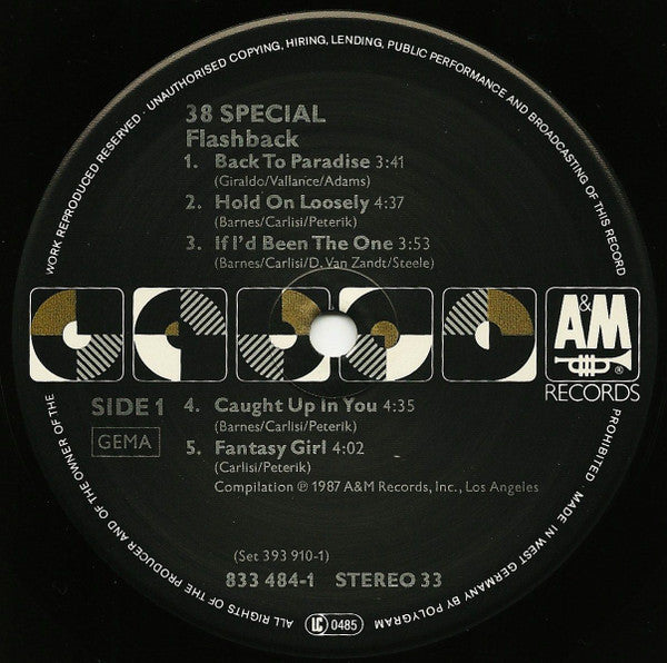 38 Special (2) : Flashback (LP, Comp + 7", EP, Promo)