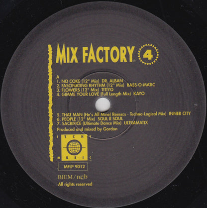 Various : Mix Factory - Club Mix Volume 4 (LP, Comp, Mixed)
