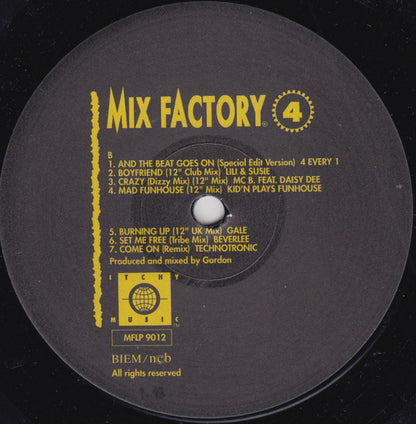 Various : Mix Factory - Club Mix Volume 4 (LP, Comp, Mixed)