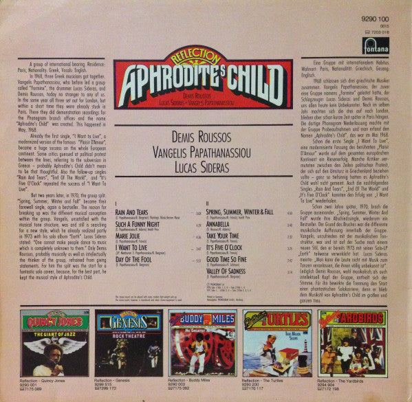 Aphrodite's Child : Reflection (LP, Comp)