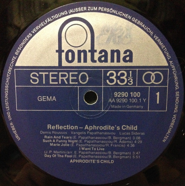 Aphrodite's Child : Reflection (LP, Comp)