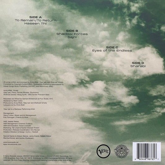 Arooj Aftab, Vijay Iyer, Shahzad Ismaily : Love In Exile (2xLP)