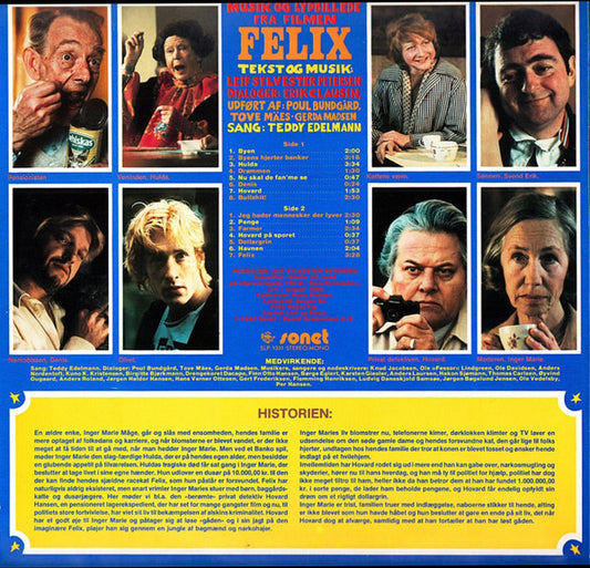 Clausen & Petersen : Musik Og Lydbillede Fra Filmen Felix (LP, Album)