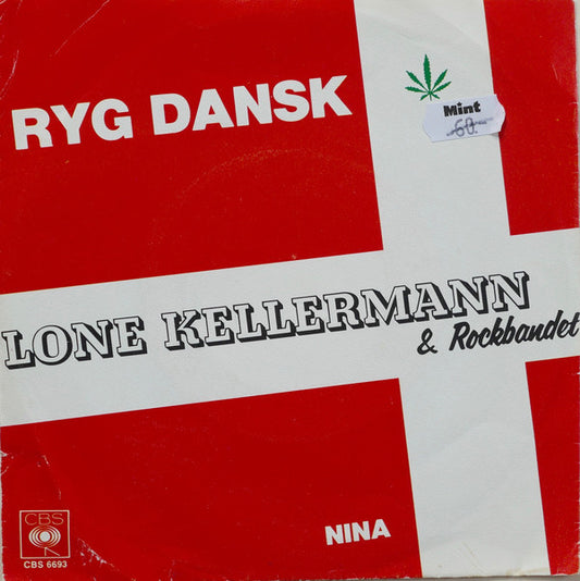 Lone Kellermann & Rockbandet : Ryg Dansk (7")