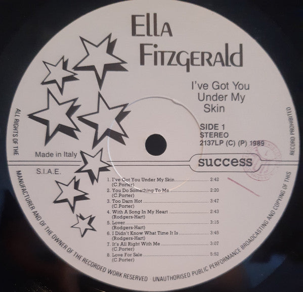 Ella Fitzgerald : I've Got You Under My Skin (LP, Comp)