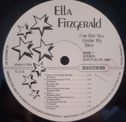 Ella Fitzgerald : I've Got You Under My Skin (LP, Comp)