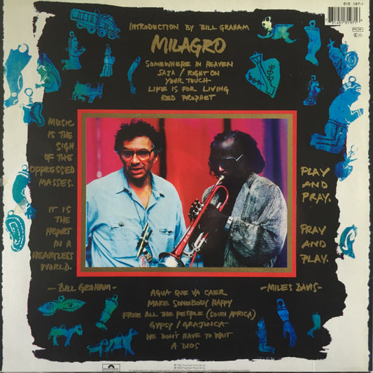 Santana : Milagro (LP, Album)
