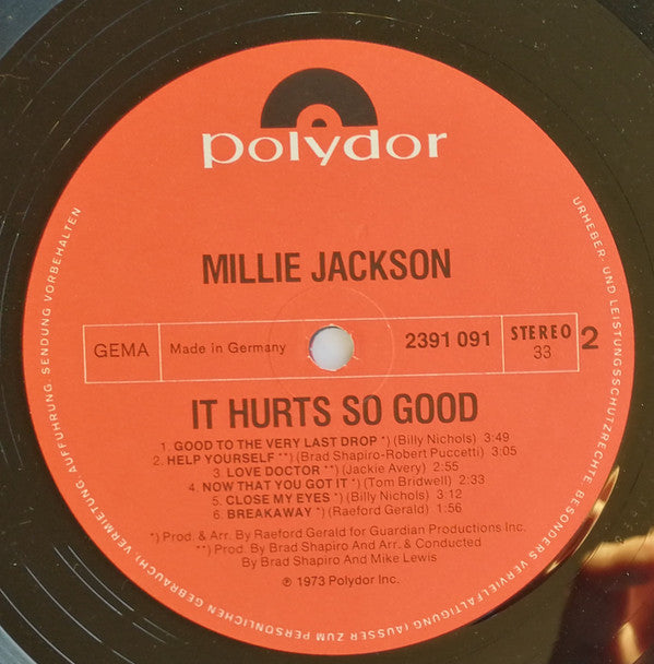 Millie Jackson : It Hurts So Good (LP, Album)