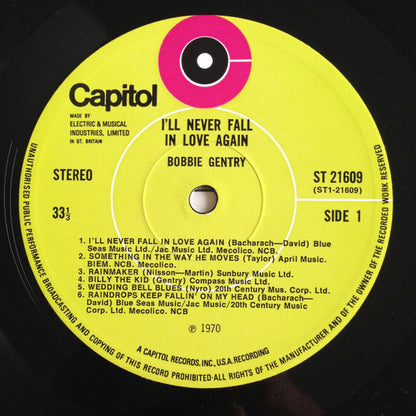 Bobbie Gentry : I'll Never Fall In Love Again (LP, Album)
