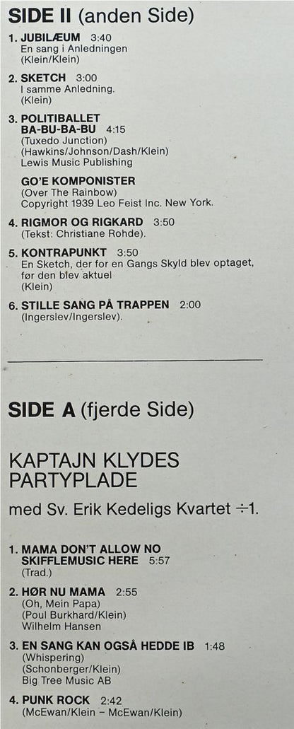 Klyderne : Kaptajn Klyde I Sneen II Del (2xLP, Album)