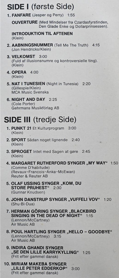 Klyderne : Kaptajn Klyde I Sneen II Del (2xLP, Album)