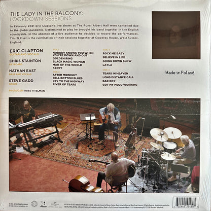 Eric Clapton : The Lady In The Balcony: Lockdown Sessions (2xLP, Album, Ltd, RE, Gol)