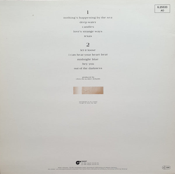 Chris Rea : Water Sign (LP, Album)