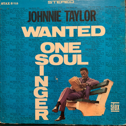 Johnnie Taylor : Wanted One Soul Singer (LP, Album)