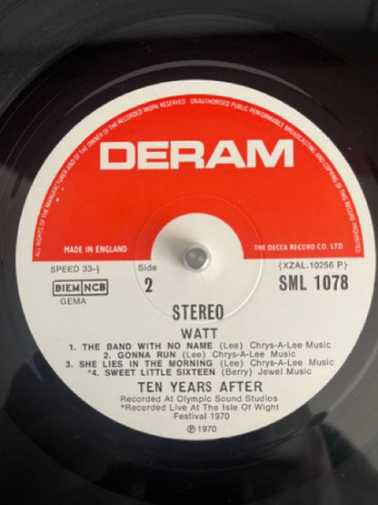 Ten Years After : Watt (LP, Album, Gat)
