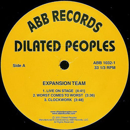 Dilated Peoples : Expansion Team (3xLP, Album)