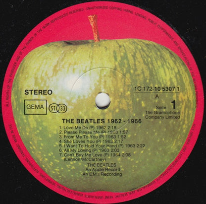 The Beatles : 1962-1966 (2xLP, Comp, RE)